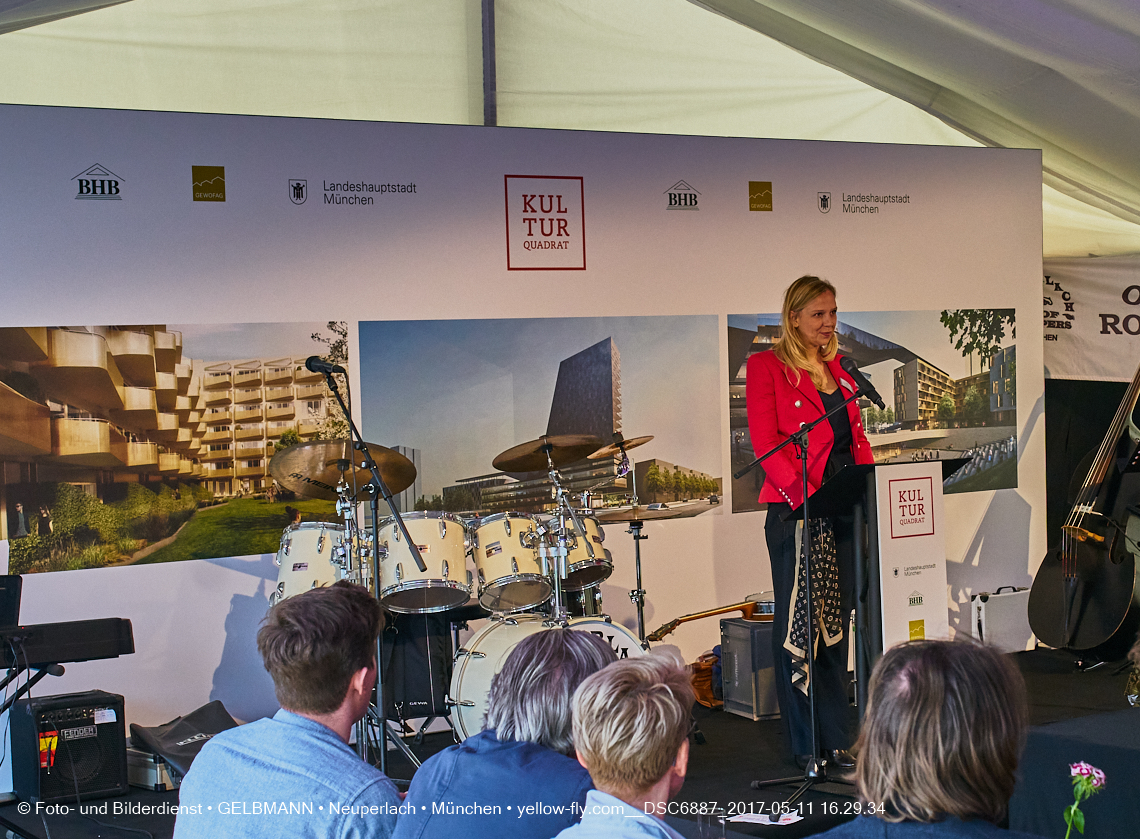 11. Mai 2017 - Grundsteinlegung für die LOGE und dem Kulturquadrat in Neuperlach